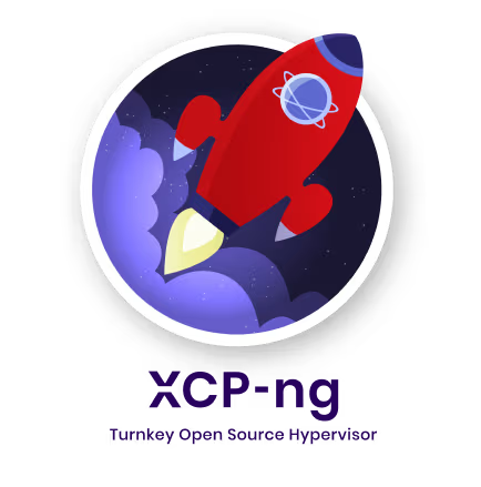 xcp-ng with text